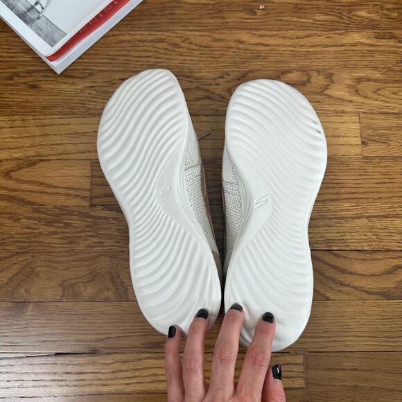 Skechers On-The-Go-Ideal Seas The Day Taupe Natural Boat Shoes - Picture 7 of 8